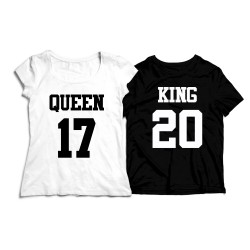 Koszulki dla par Queen King...