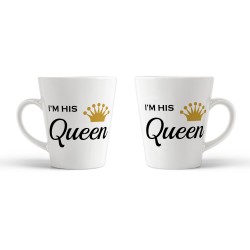Kubek latte I'm his queen