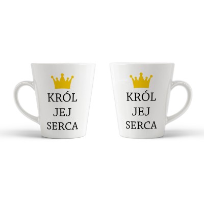 Kubek latte Król jej serca